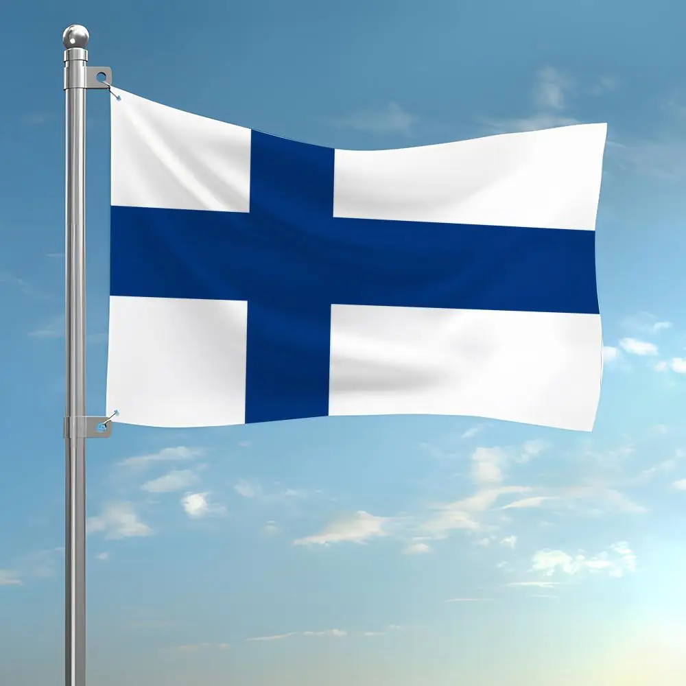 Finland Custom Flag Wall Hanging Tapestry Banner Decorative Background Art For Bedroom Dorm Outdoor Home Party Decor Gift