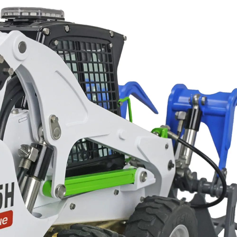 

Радиоуправляемый гидравлический мини-погрузчик LESU 1/14 Aoue LT5H с захватом и скарификатором, готовый к эксплуатации, для улицы, THZH1291