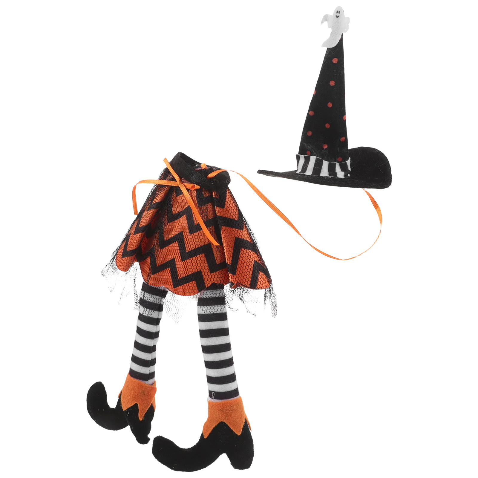 

Halloween Wine Bottle Set Decorative Covers Decors Dining Table Cloth Festive Bag