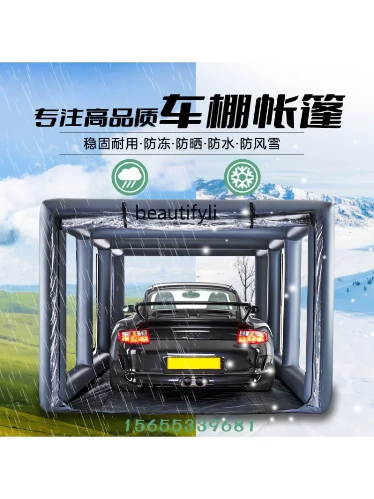 Inflatable Tent Outdoor Mobile Garage Sunshade Parking Cover Exhibition Transparent Car Beauty Painting Room Dust-Free Room