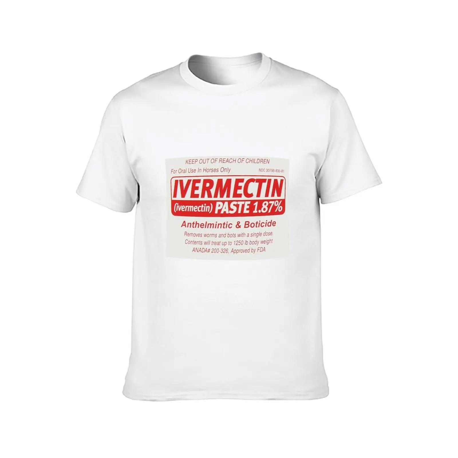 تي شيرت IVERMECTIN Anthelmintic & Boticide تي شيرت أنيمي تي شيرت رجالي كبير الحجم تي شيرت جرافيك #2