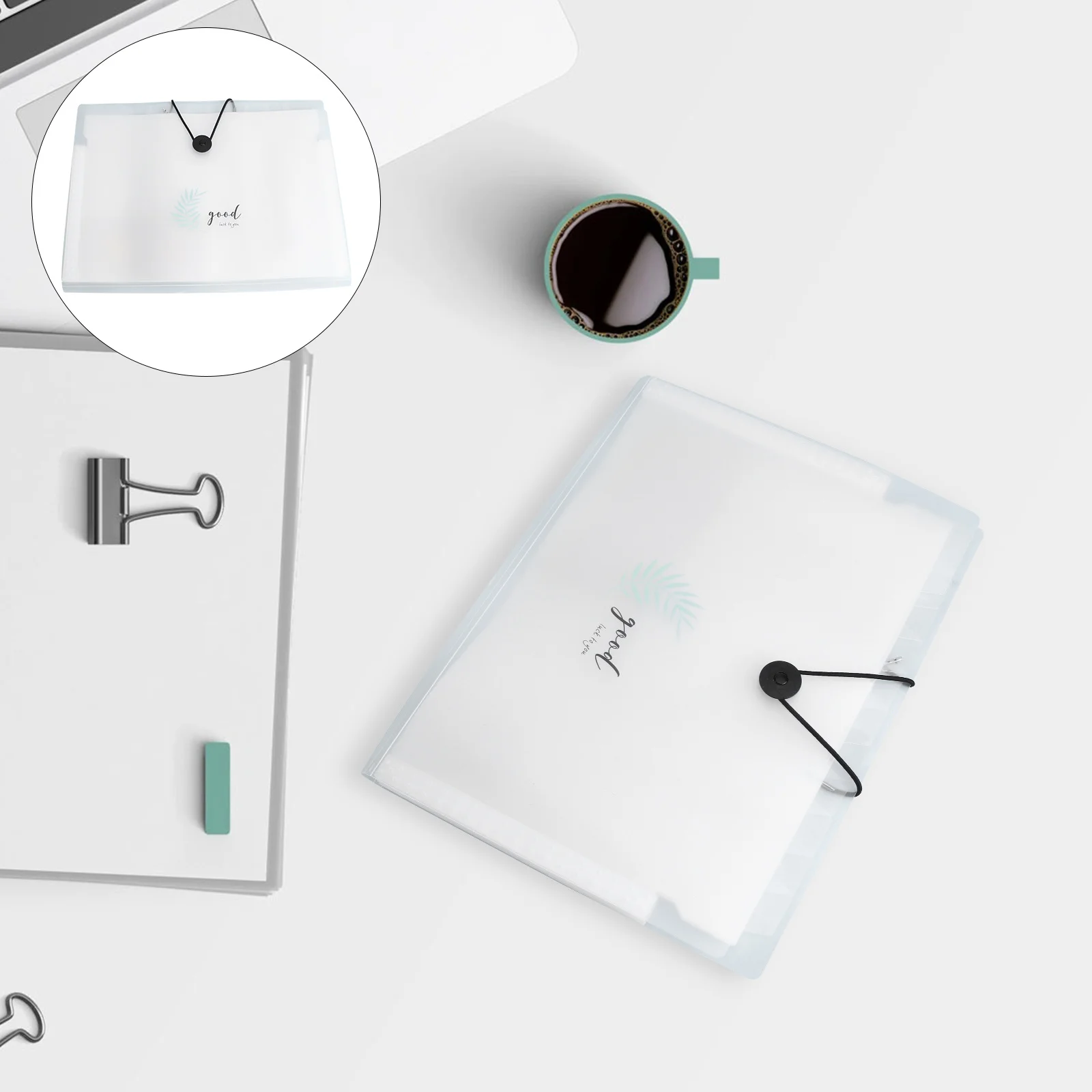 

1Pcs Premium Plastic Document Bag with Button Closure Tear Proof File Folder for Daily Archiving Classified Document Storage