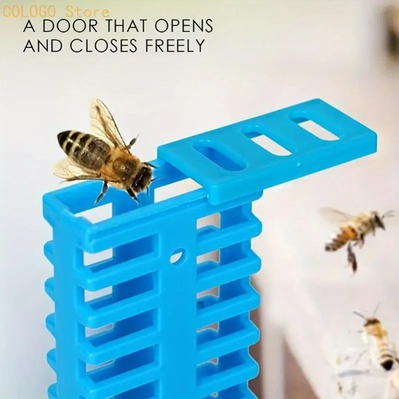 Beekeeping Essential Plastic Queen Cage Perfect for Long Distance Transport 5pcs D0LD