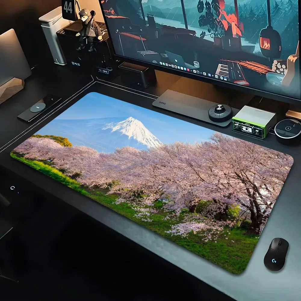 

Mount Fuji Mouse Pad HD Printing Large Accessories HD Office Computer Keyboard Mouse pad XXL PC Gamer GreekMyth Desk Mat 90x40cm