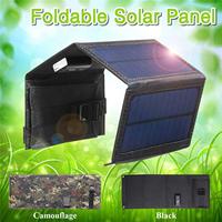 High Efficiency Waterproof 20W 5V Portable USB Solar Panel Charger Ideal for Camping Hiking and Outdoor Activities