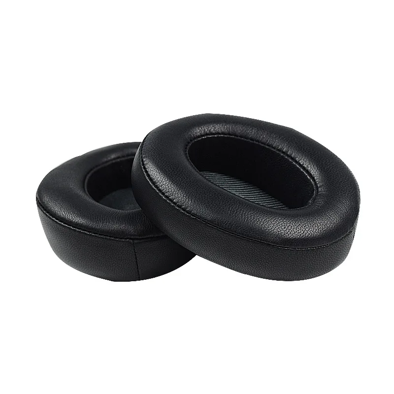 부드러운 가죽 헤드셋 이어폰 슬리브 폼 커버, 귀마개 가죽 커버, JBL 에베레스트 엘리트 700 V700nxt (블랙 화이트)