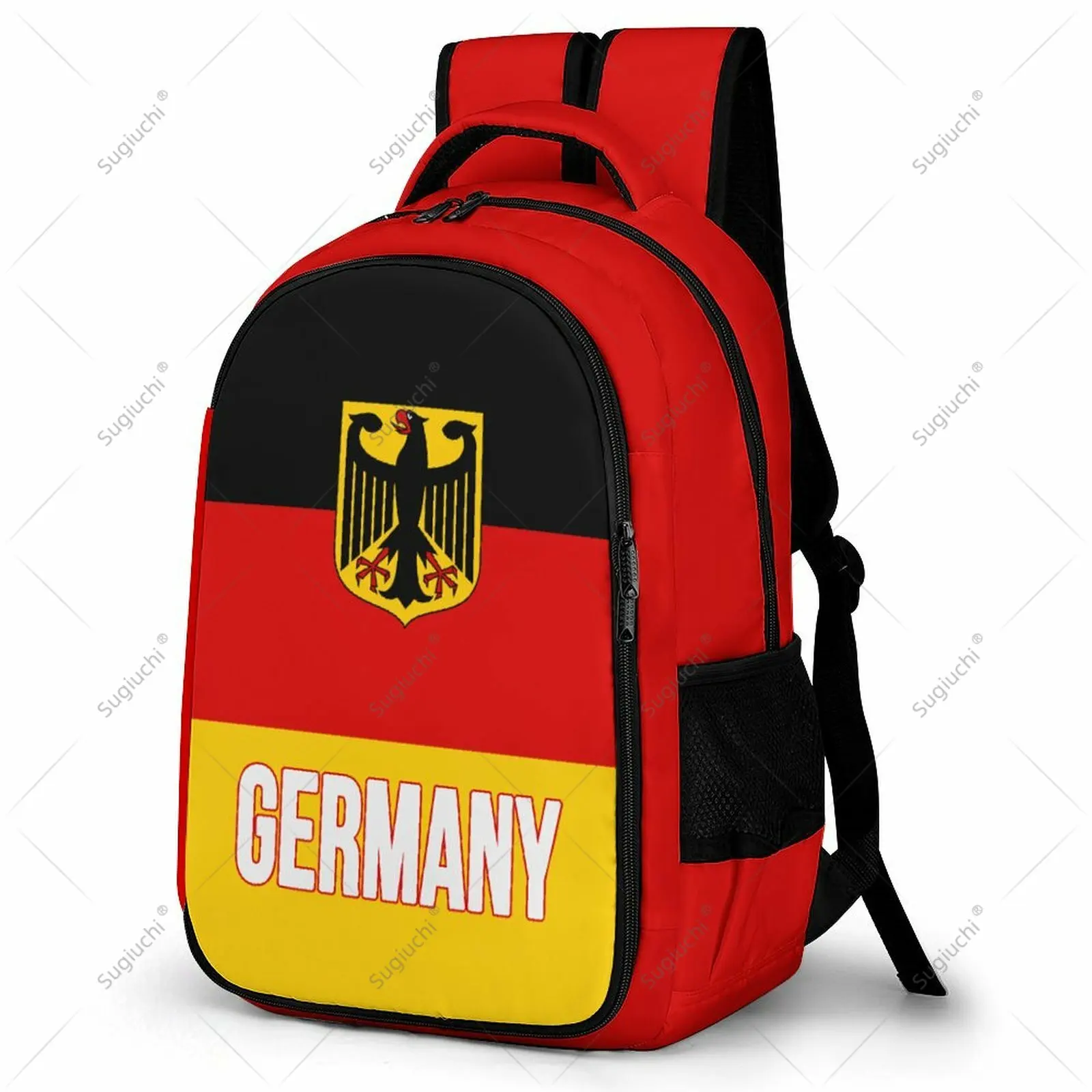 

Backpack Germany Flag Student Schoolbag Smart Business Travel Leisure Backpack Laptop Back Pack Office Work Bag