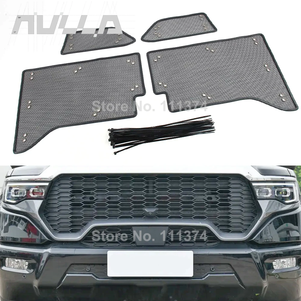 

For FOTON Tunland V9 2023 Insect Screening Mesh Front Grille Insert Net Anti-mosquito Dust Accessories