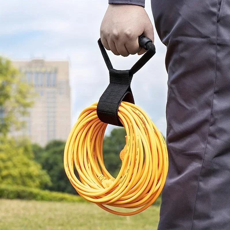 Armazenamento Strap Heavy-duty Gancho e Loop Cord Correia de Transporte Cabide e Organizador com Alça para Mangueiras de Piscina Jardim Mangueiras Cabos