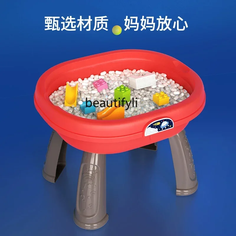 Tavolo da gioco per bambini puzzle multifunzionale, giocattoli per bambini, tavolo da costruzione per l'apprendimento della prima educazione