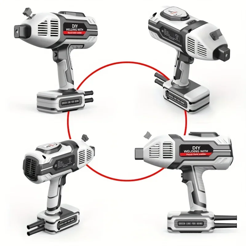 Portable ARC Welder Gun - IGBT Inverter Technology, 110V, 3/32-1/8 Wire Rod Compatibility, Electric Welder Machine Kit
