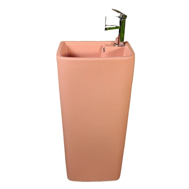 

Розовая колонна, умывальник во дворе, напольный простой умывальник, встроенная керамика