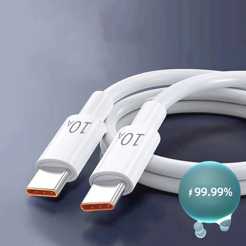 

1PCS 120W Dual Type-C Super Fast Charging Cable High-speed Data Transmission Line Mobile Phone Accessories for Samsung iPhone
