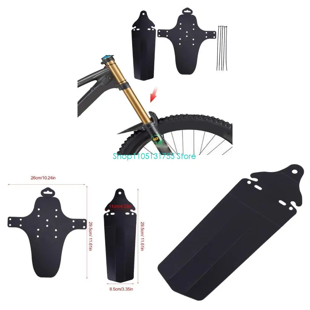 

K0EF Bikes Front Rear Mud Guard Adjusted Bikes Mudguards Set