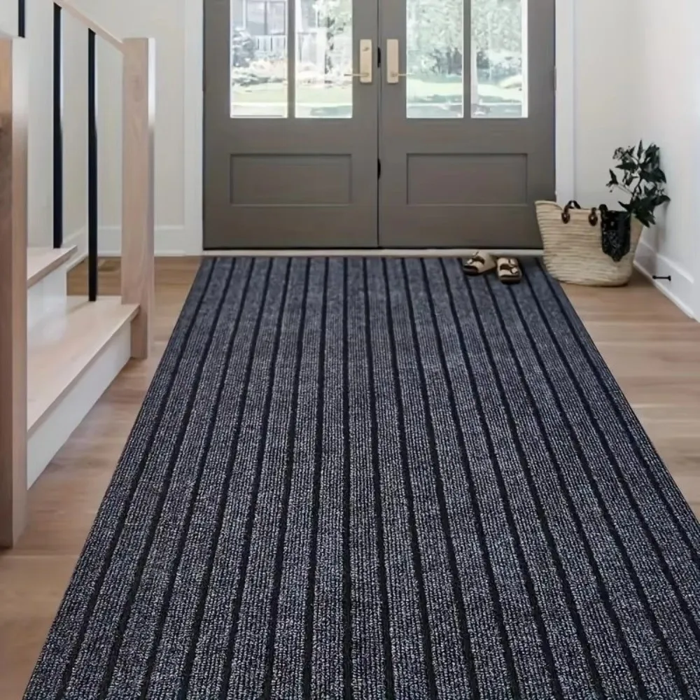 New DIY Self-Adhesive Carpet Nano-Absorption Repeatedly Washed Floor Mat Striped Pattern Cat Scratching Mat Home Decor