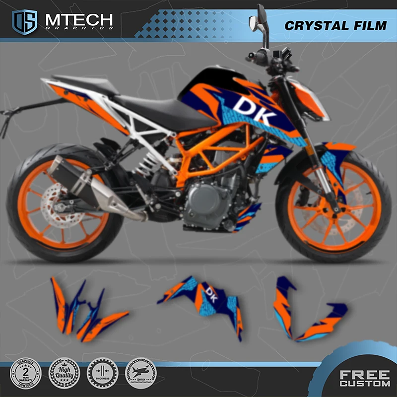 

DSMTECH Motorcycle Graphics For KTM 2017 2018 2019 2020 DUKE 125 17-20 DUKE125 390 Decals Stickers Kits 009