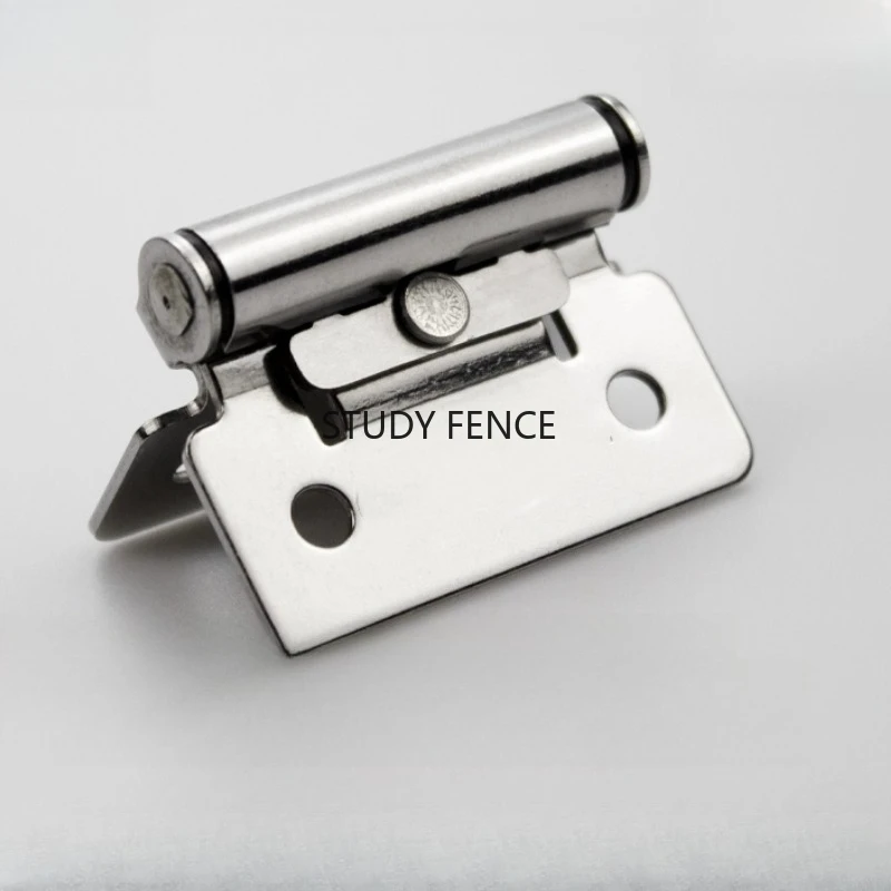 2pcs Stainless Steel Damping Buffer Torque Hinge, Positioning Flip Hinge, Furniture Hinges, Household Hardware Accessories