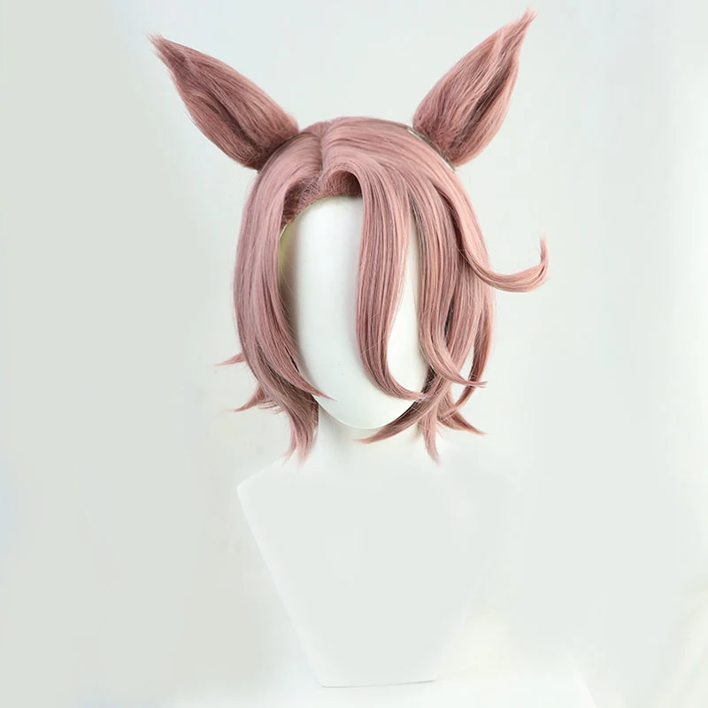 Anime Uma Musume Pretty Derby Narita Taishin Cosplay peluca orejas cola disfraz de fiesta de Halloween Prop pelo sintético calor