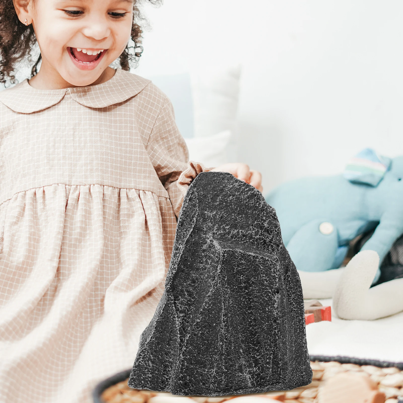 Rochas falsas artificial montanha rocha realista falso jardim pedra rockery paisagem em miniatura ornamento resina simulação decoração