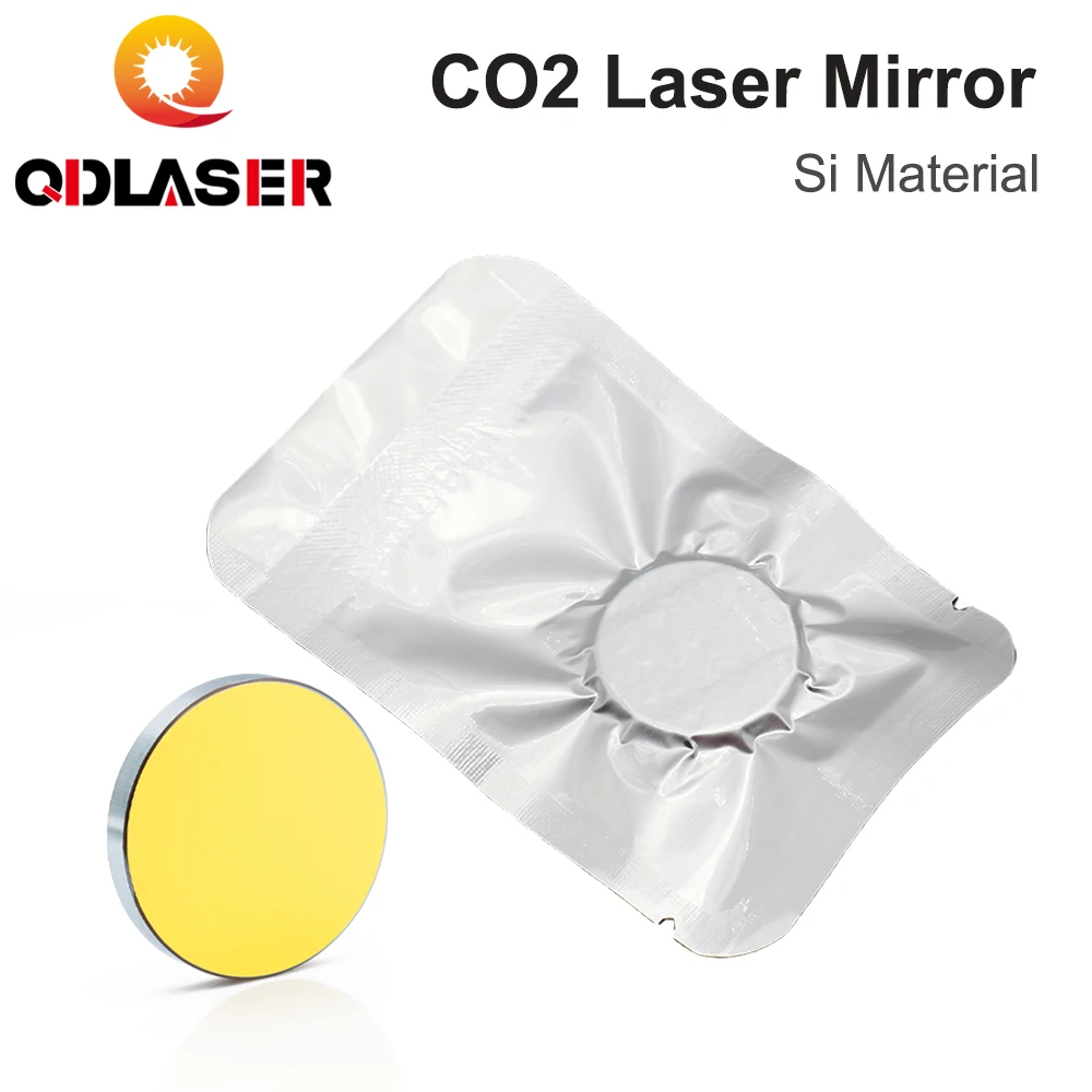 High Quality CO2 Laser Si Reflective Mirrors Dia. 19.05 20 25 30 38.1 Mm for Laser Engraver Gold-Plated Silicon Reflector Lenses