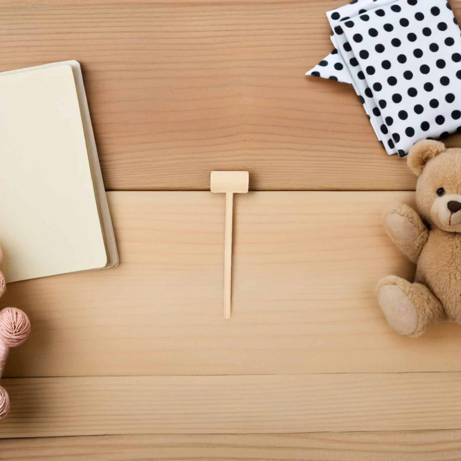 

24Pcs Mini Wooden Mallet Solid Wood Chocolate Cracking Hammer Party Game Prop Craft Tool for DIY Chocolate Break