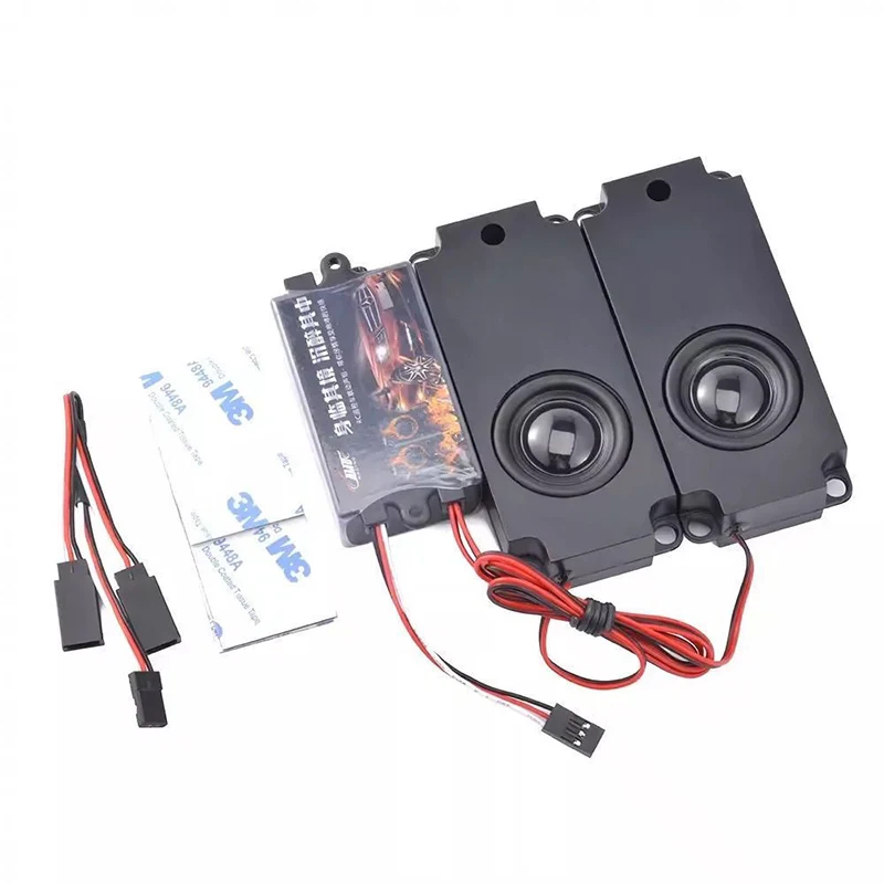 مجموعة صوت ربط المسرع تحاكي صوت محرك السيارة الرياضية لملحقات تعديل أجزاء السيارة الزاحفة RC Traxxas DIY