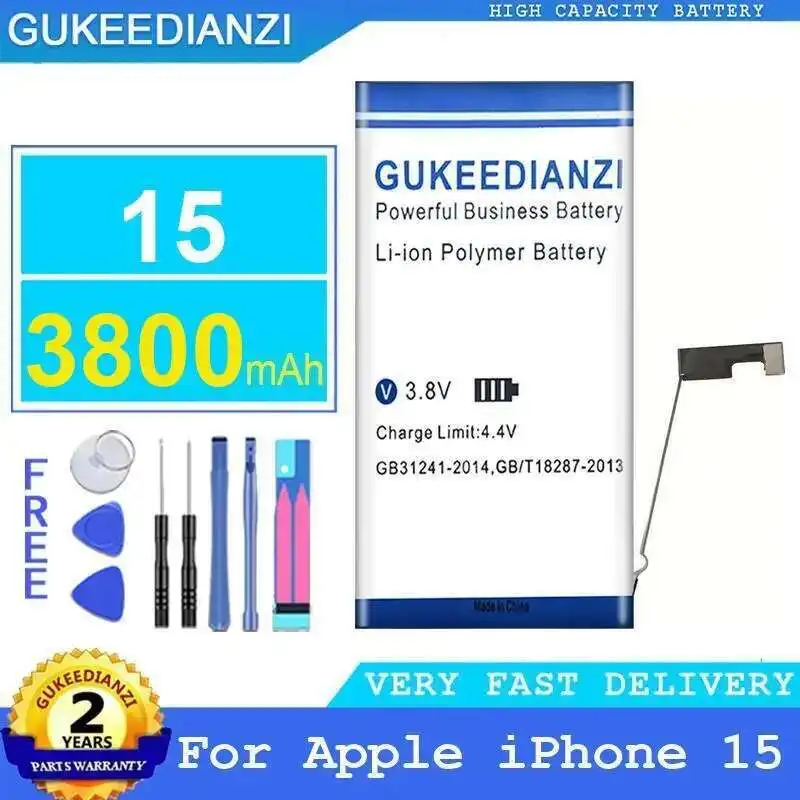 

For Apple Iphone 15 Mobile Phone Battery 3800Mah Long-Lasting Performance