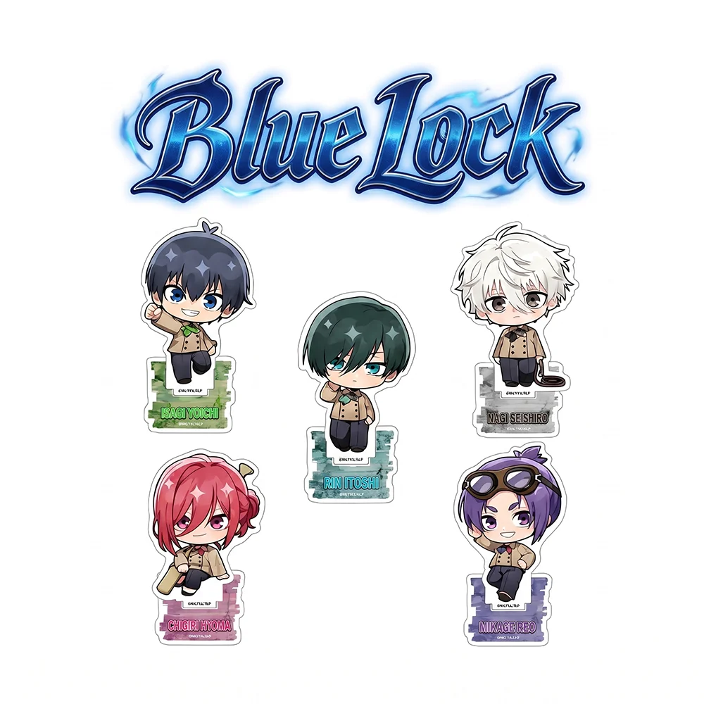 

Blue Lock Staff Costume Ver 10CM Double Sided Acrylic Stand Keychain 2026 New Anime Stand Itoshi Rin Isagi Yoichi Fans Gift
