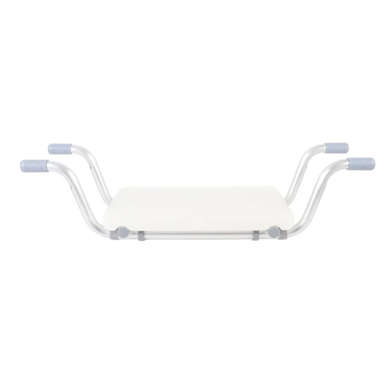 

Suspended Bath Tub Shower Chair Aluminum Alloy Anti Slip Space Saving Portable Bathtub Bench Seat For Home Bathroom Hotel