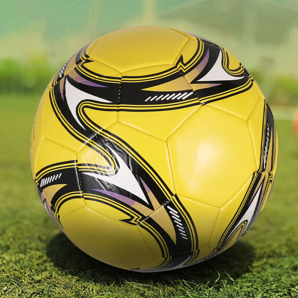 Bola Sepak Bola Ukuran Resmi 5 bola pertandingan PVC/mesin PU-dijahit sepak bola luar ruangan pertandingan latihan sepak bola profesional