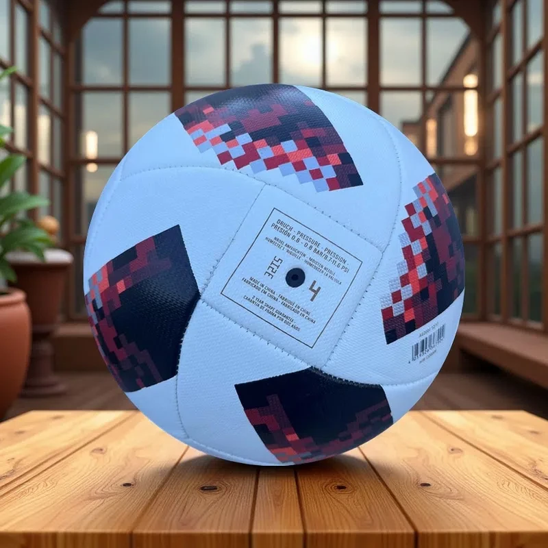 고품질 축구 공 공식 크기 4/5 PU 소재 원활한 목표 팀 야외 경기 게임 축구 훈련 Ballon De Foot