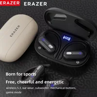 ERAZER XT60 auriculares Bluetooth 5,3 TWS auriculares inalámbricos verdaderos auriculares impermeables táctiles ganchos para las orejas con reducción de ruido con micrófono