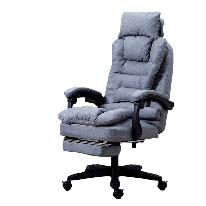 كرسي مكتب مريح المستقرة مسند الظهر رئيس أريكة قماش كرسي الكمبيوتر الاسترخاء أثاث المكاتب Fauteuil De Bureau XY40BGY #1