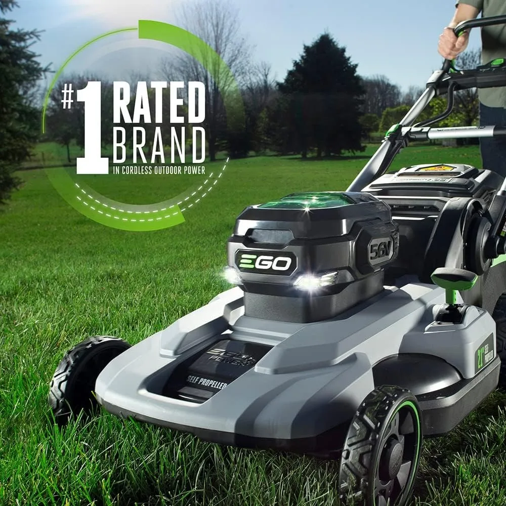 LM2102SP-A 21-Inch 56-Volt Lithium-ion Self-Propelled Cordless Lawn Mower (2) 4.0Ah Battery and Rapid Charger Included