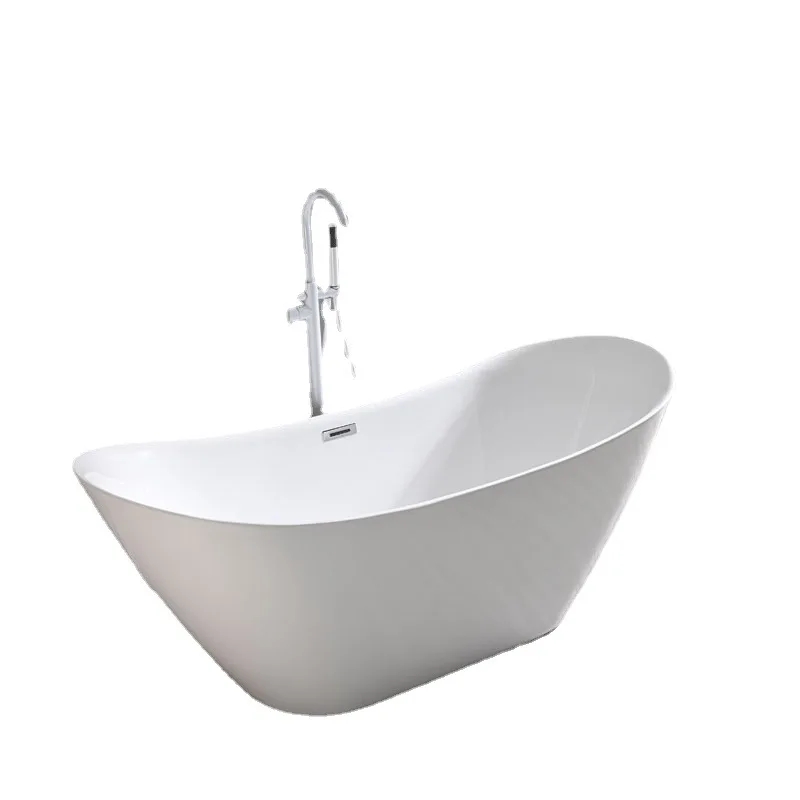 

Bathtub Acrylic Independent Boat Type Nordic Hotel Project SPA Spa 1.8 Meters Art