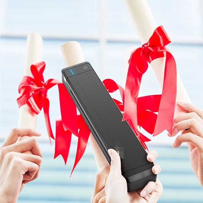 MT800 Home Small Portable Inkjet Printers Office Wireless Printer A4 Paper Printing Thermal Label Printer