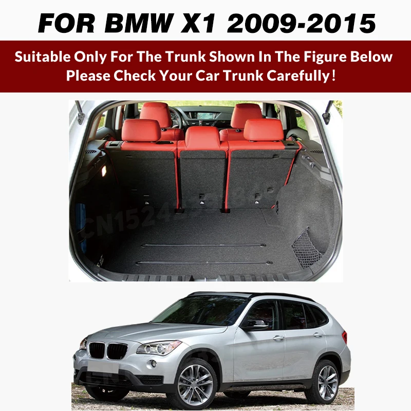 Car Trunk mats For BMW X1 E84 2009-2015 2013 2014 2015 Custom Floor Mat Auto foot Pads Carpet Cover Interior Accessories