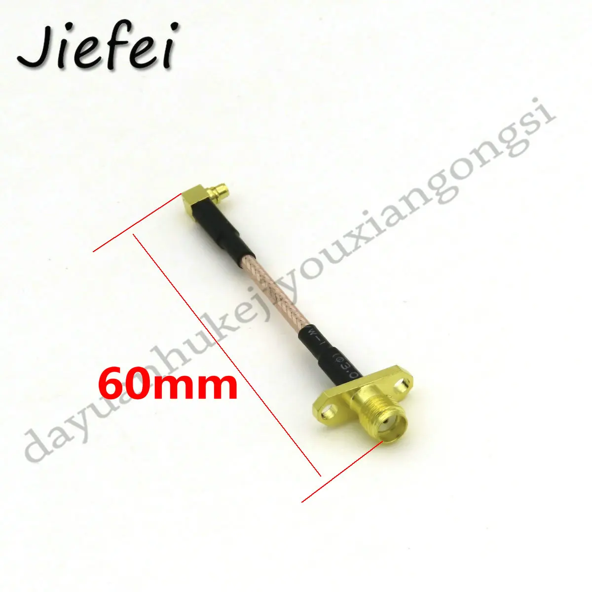 100Pcs MMCX to SMA Female Flange Panel Mount RF rg316  Pigtail Cable FPV Antenna Extension Cord for TBS Unify PandaRC VTX