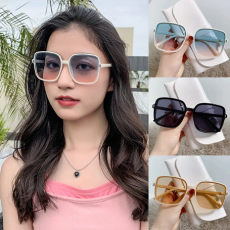 New Fashion Square Shades Sunglasses Anti Ultraviolet Sunglasses Vintage Sun Glasses Eyewear