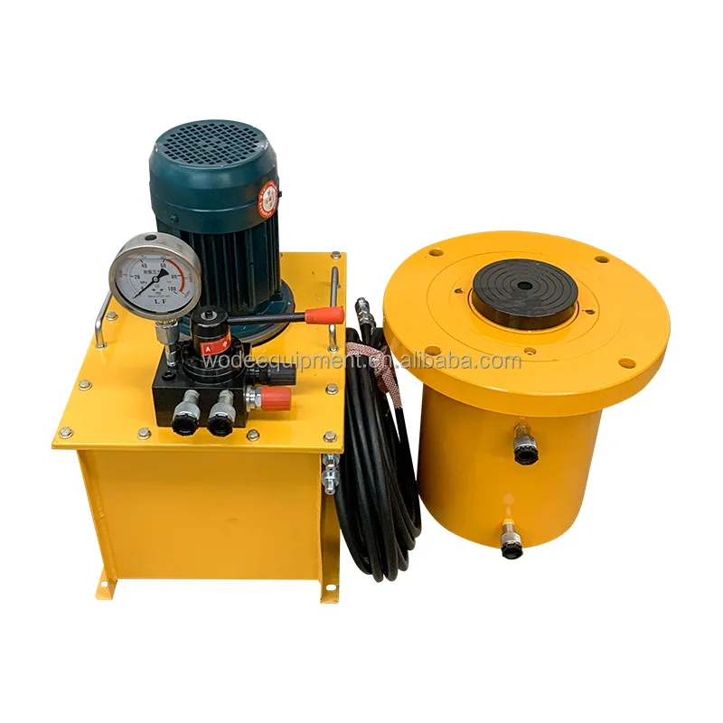 Long Stroke Spring Return Hydraulic Cylinder Double Acting Piston Hydraulic Flange Jack for Sale