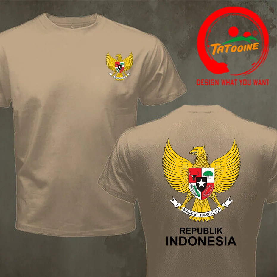 Indonesia Indonesian Coat of Arms T Shirt Men Man Jerseys Nation Team T-shirt Meeting Fans Streetwear Fitness Casual IDN Tshirt