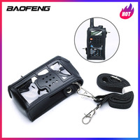 BAOFENG UV-5R Walkie Talkie Leather Soft Case Protect Cover Compatible With UV5R UV-5RA UV-5RE UV-5RB Ronson UV-8R Two Way Radio