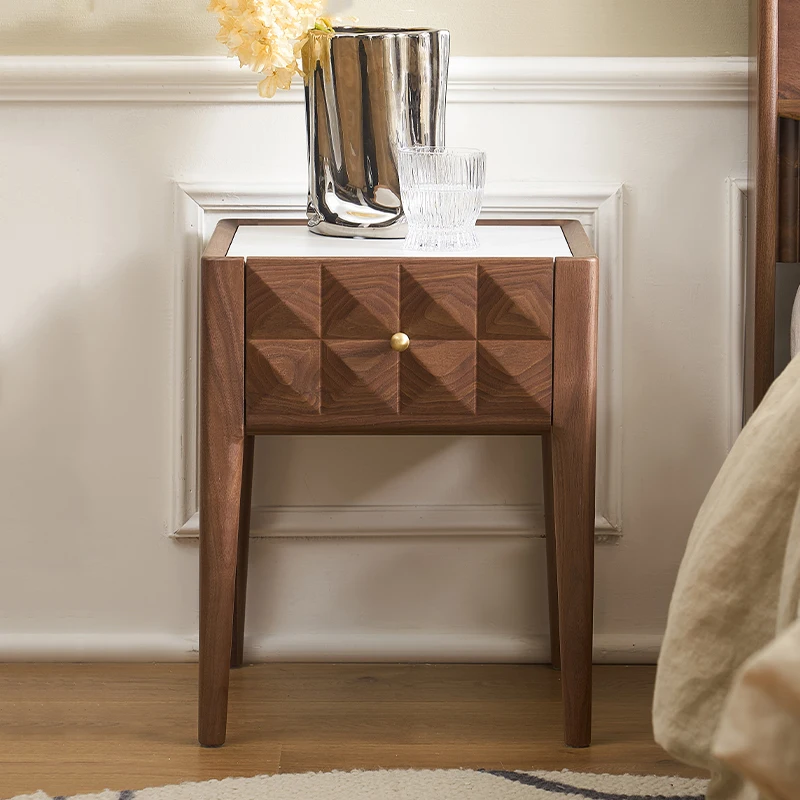 #Minimalist Premium Nightstand Storage Trendy Classic Design Nightstand Modern Beauty Mesa De Cabeceira Bedroom Furniture