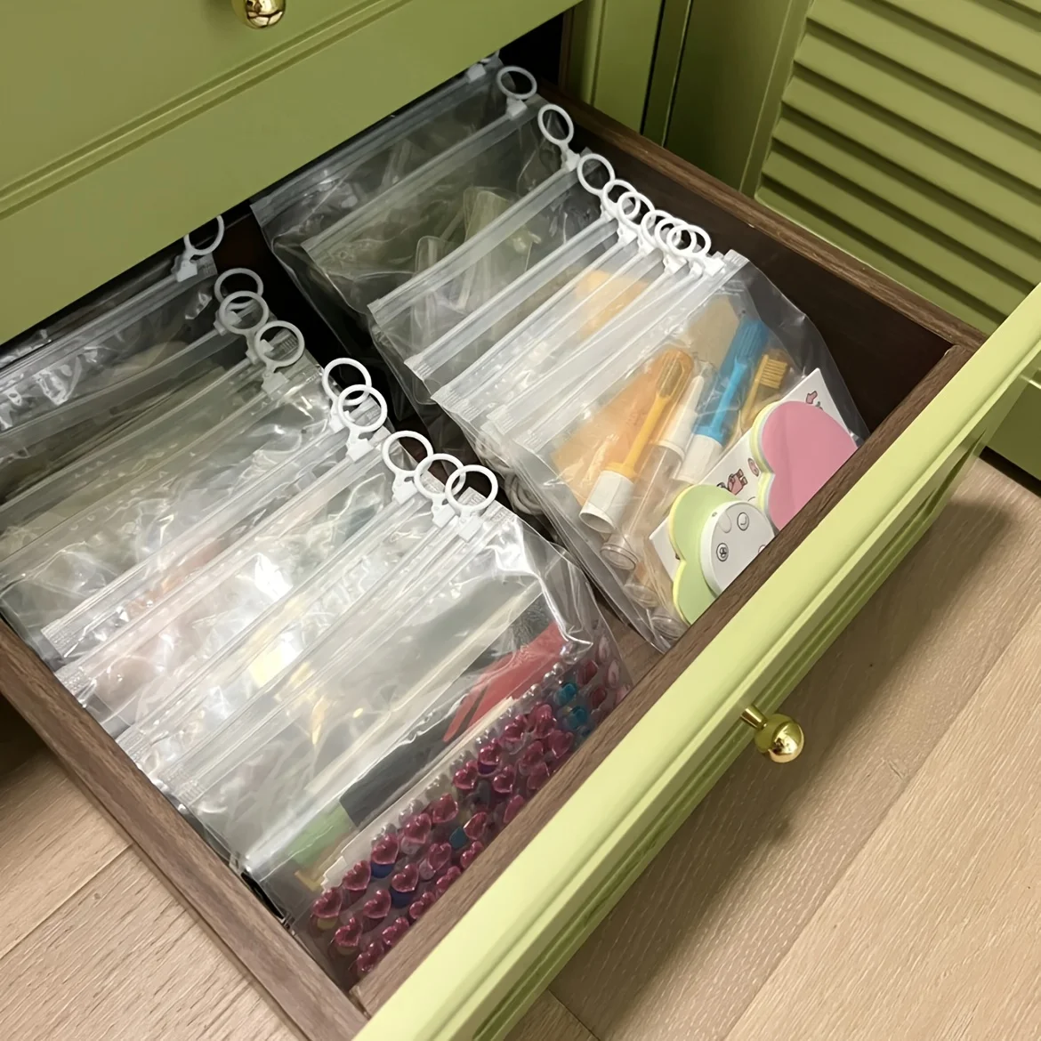 Clear Zipper Storage Bag Durable Travel Storage Bag Socks Stationery jewelry bag Waterproof Zipper Lock Self Seal Portable bag image 2