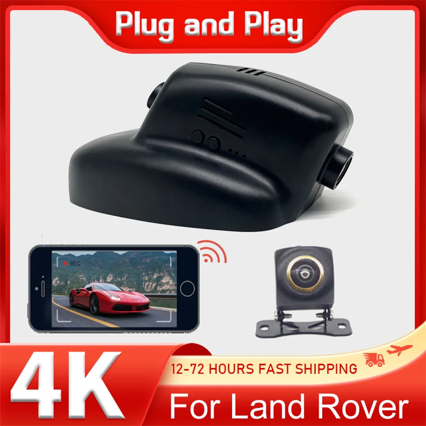 4K Wifi 3840*2160 Car DVR Dash Cam Camera Video Recorder For Land Rover Freelander 2 2011-2015 Easy Installation Dashcam