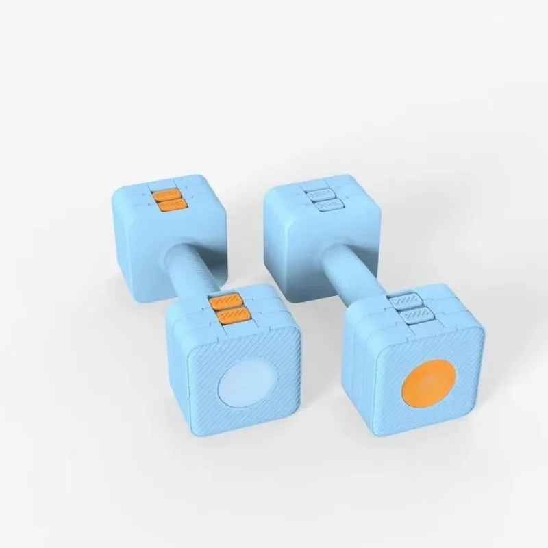 

Women's Adjustable Dumbbells Detachable Rubber-Coated Surface Durable Build For Home Yoga Arm Slimming Workout 10 Kg