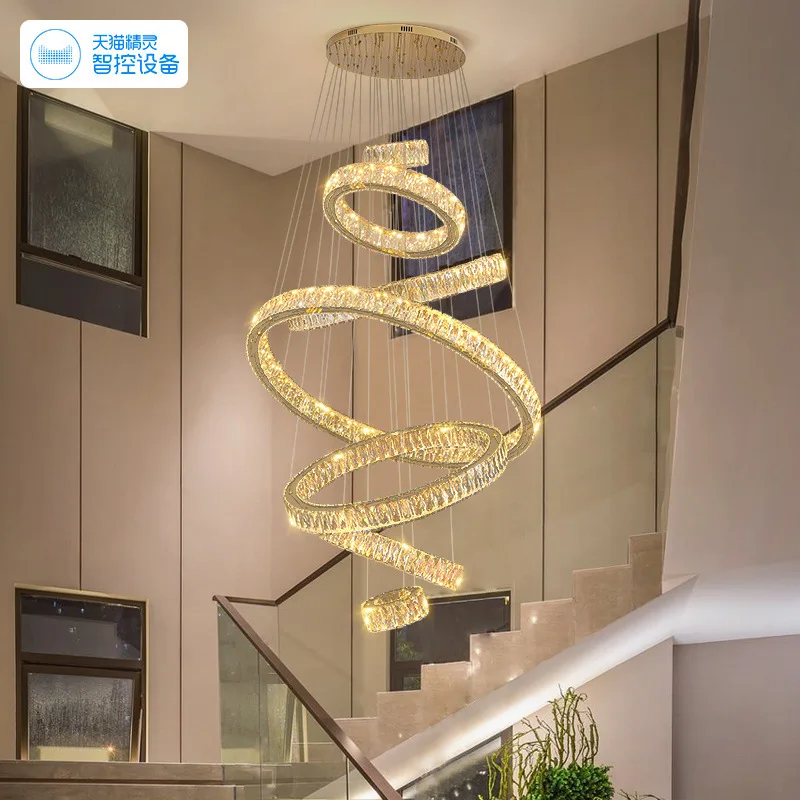 

Modern Creative Home Decoration Chandelier Staircase Dining Room Kitchen Island Pendant Lamp Indoor Lighting Fixture Ceiling