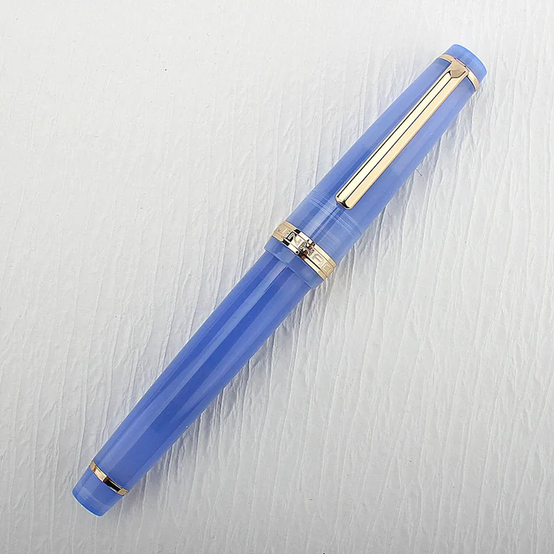 New Jinhao 82 Fountain Pen Acrylic Ink Pen Golden Sliver Clip 0.5mm F Nibs for Business Office School Supplies Writing Ink Pens