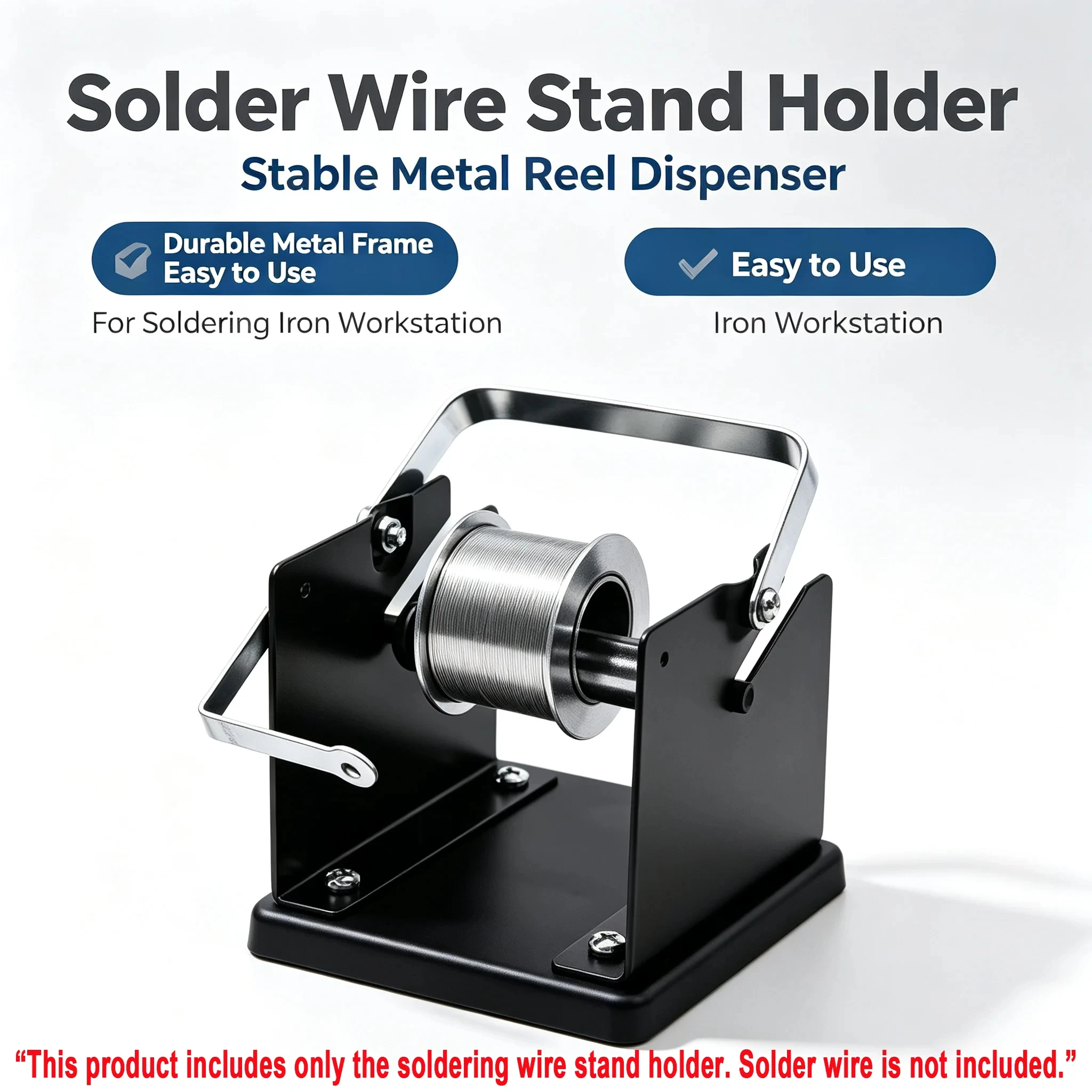 Solder Dispenser Reel Soldering Wire Stand Holder For Soldering Iron Stand Tin Welding Wire Bracket Tin Wire Rack Line Seat