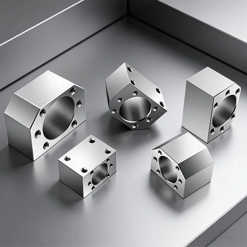 Ballscrew Nut Housing DSG12H DSG16H DSG20H DSG25/32/40H BSG1616H Fit for SFU1605 SFU2005 Mount Bracket CNC Parts Aluminum Alloy